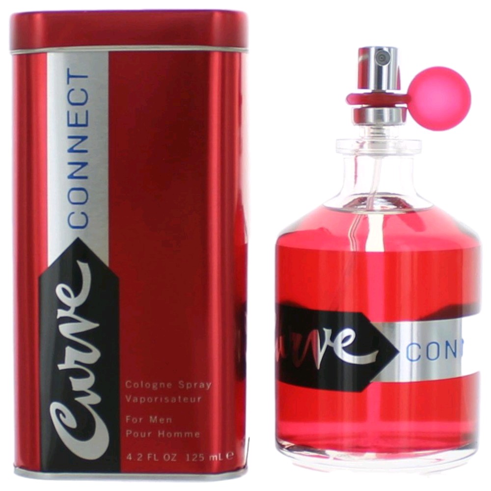 Bottle of Curve Connect by Liz Claiborne, 4.2 oz Cologne Spray for Men